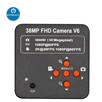 HD 38MP 1080P USB HDMI Промышленный цифровой электронный Видеомикроскоп Камера C-Mount Цифровая камера для ремонта телефона Пайкой 6