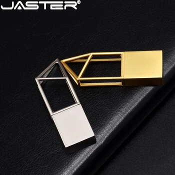 JASTER Mini USB flash drive USB2.0 Металлическая водонепроницаемая карта памяти 4 ГБ 16 ГБ 32 ГБ 64 ГБ Флэш-диск Серебристая ручка-накопитель с логотипом на заказ Подарок 8