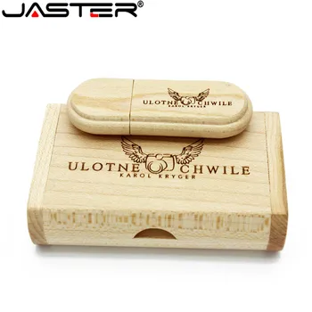 JASTER (бесплатный логотип на заказ) деревянный USB + упаковочная коробка usb флэш-накопитель pendrive 4 ГБ 8 ГБ 16 ГБ 32 ГБ 64 ГБ фотография свадебный подарок 4