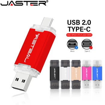 JASTER Новая Высокоскоростная флешка 64 ГБ С Бесплатным Пользовательским ЛОГОТИПОМ USB 2.0 32 ГБ Металлический U-диск 16 ГБ Золотой флэш-накопитель Водонепроницаемый Memory Stick