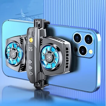 K4 Универсальный кулер для телефона, Портативный радиатор для игр, охлаждающий вентилятор, радиатор для телефона, игровая площадка для iPhone/ Samsung/ Xiaomi 11