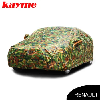 Kayme водонепроницаемые камуфляжные автомобильные чехлы открытый солнцезащитный чехол для Renault Captur Clio Duster logan Kadjar megane2 13