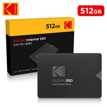 KODAK ssd X130 SSD SATAIII 512 ГБ Внутренний Твердотельный жесткий диск для Ноутбука 550 МБ/с. Hdd 2,5 Жесткий диск 9