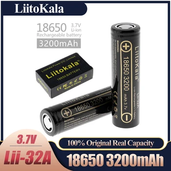 LiitoKala Lii-32A 3,7 В 18650 3200 мАч MH1 10A Литий-ионный Аккумулятор Перезаряжаемый Аккумулятор для электровелосипеда 18650 Электрический сбалансированный 4