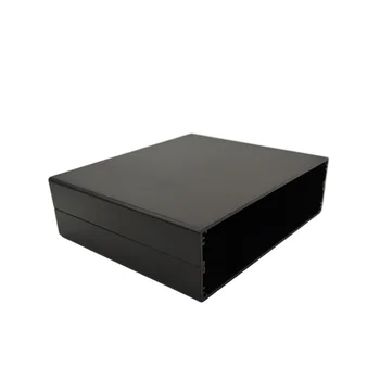 LK-ALS24 Черный Алюминиевый Электронный ящик, корпус для инструментов, Экструдированная Электронная проектная коробка 44x152x200 мм 14