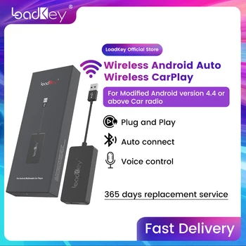 Loadkey Carlinkit Активатор CarPlay Android Auto Беспроводной USB-адаптер Для Android-радио Bluetooth Mirrorlink TV Box 12