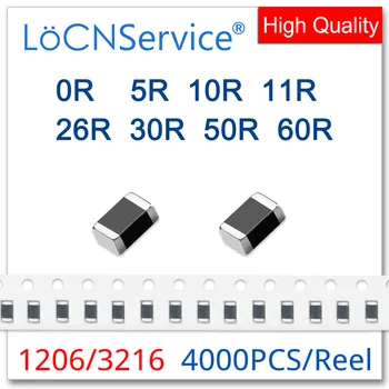 LoCNService 1206/3216 100 МГц 4000 шт. Многослойный Чип Ферритовые Бусины 0R 5R 10R 11R 26R 30R 31R 50R 60R 25% Высокое качество 4