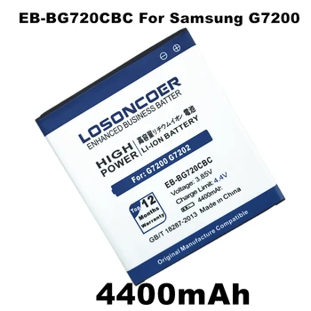 LOSONCOER 4400 мАч EB-BG720CBC Аккумулятор для Samsung Galaxy Grand3 G7200 G7202 G7208V G7209 Grand Max Аккумулятор для мобильного телефона 13