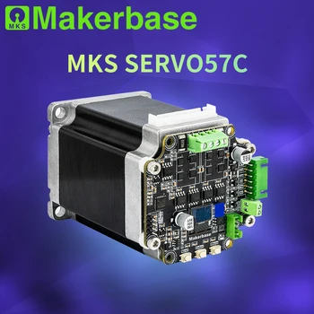 Makerbase MKS SERVO57C NEMA23 драйвер шагового двигателя с замкнутым контуром с ЧПУ 3D принтер для Gen_L FOC тихий и эффективный RS485 6