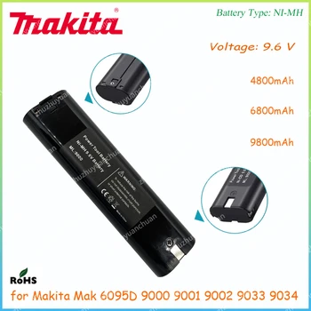 Makita 9,6 V 6.8Ah NI-MH Аккумулятор для Makita 9000 9002 9033, 6095D 6096D 6093D 6012HD DA391D 5090D 4390D 5090D 8402VD ML902