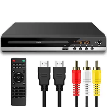 Mini USB UHD 1080p DVD-плеер без региона, несколько языков экранного меню, DVD SVCD CD VCD-плеер, светодиодный Дисплей, HDMI-совместимый плеер 3