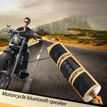 MT487 Bluetooth-совместимый динамик, крепление на руль, светодиодный экран, музыкальный плеер, Мотоцикл, многофункциональный, Лидер продаж 1