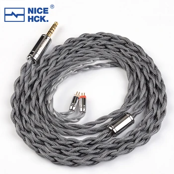 NiceHCK GreyRhino 6N OCC Медный кабель HiFi для наушников IEM 3.5/2.5/4.4 мм MMCX/2Pin для HOLA Zero KATO Winter LAN Cadenza Aria A5000