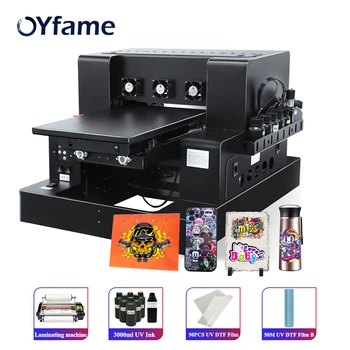 OYfame Автоматический УФ-принтер A3 с чернилами A3 UV DTF принтер планшетный принтер формата a3 для чехла для телефона стеклянный акриловый держатель бутылки