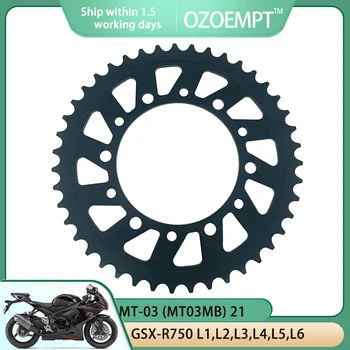 OZOEMPT 520-43 T Задняя звездочка мотоцикла Применяется к GSX-R750 L1, L2, L3, L4, L5, L6 MT-25 YZF-R25   MT-03 (MTN320-A), (MT03MB)  7