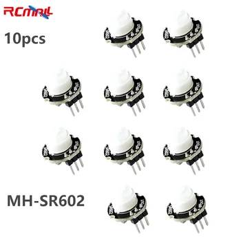 RCmall 10 шт. MH-SR602 SR602 Мини Датчик Движения Модуль Детектора Пироэлектрический Инфракрасный Сенсорный Переключатель Высокой Чувствительности для Arduino 3