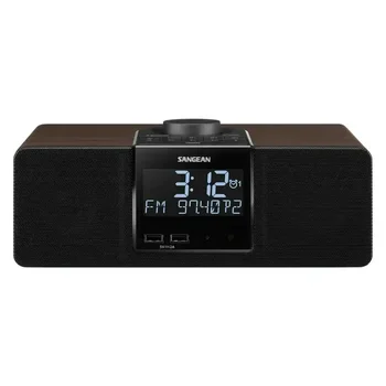 RCR-40 AM/FM Bluetooth Настольные деревянные часы-радиоприемник с будильником и таймером перехода в режим ожидания 5