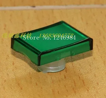 [SA] Электронная кнопка включения соответствующие аксессуары Jinhong 16 мм прямоугольная пластиковая кепка шляпа цвет зеленый кепка-50 шт./лот