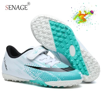SENAGE Высококачественная Детская футбольная обувь для мальчиков и Девочек, футбольные кроссовки для мини-футбола, бутсы AG/TF, Тренировочные футбольные бутсы