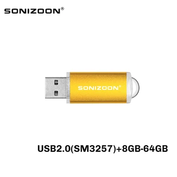 SONIZOON XEZUSB2.0001 флэш-накопитель usb2.0 Smi3257 по схеме MLC8gb 16gb 32gb 64gb Стабильная высокоскоростная флешка memoria stick 5
