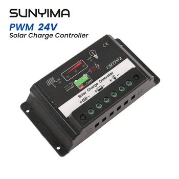 SUNYIMA 12/ 24V 10A/20A/30A PWM, Автоматический контроллер Солнечного зарядного устройства, Солнечная Фотоэлектрическая панель солнечных батарей, Регулятор батареи LCD 5