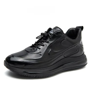 TAFN 2023 Новая мужская обувь Кроссовки Весенне-осенняя Спортивная Кожаная мужская обувь для молодежного бега, Удобная обувь на толстой подошве для мужчин