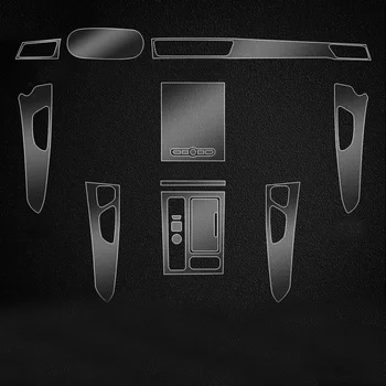 TPU для Roewe RX5 Plus MAX 2019-2022 Прозрачная Пленка Наклейки Для Интерьера Автомобиля Центральное Управление Приборной Панелью Навигации Дверная Панель 2