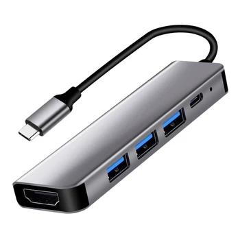 Type C-HDMI-Совместимый адаптер-концентратор 4K USB-C 3.0 Для Samsung S8 Dex, док-станция Huawei P30, Проектор Xiaomi 10, телевизор 7