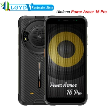 Ulefone Power Armor 16 Pro Прочный телефон Глобальная версия 4 ГБ ОЗУ 64 ГБ ПЗУ 5,93 Android 12 MTK Helio G25 Восьмиядерный Двойной 4G LTE NFC 11