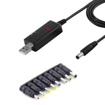 USB-адаптеры постоянного тока 5V 9V12V Кабель для зарядки Шнур питания Адаптер для динамика маршрутизатора 3
