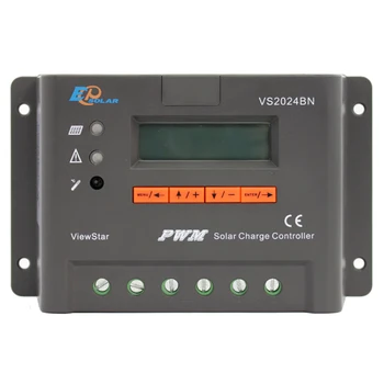 VS2024BN 12v/24v 20A PWM, дешевый Контроллер заряда на солнечной батарее для домашнего использования 3