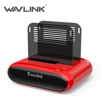Wavlink USB 3.0-SATA Док-станция для внешнего жесткого диска с двумя отсеками 2,5 