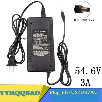YYHQQBAD 54,6 В 3A Зарядное устройство Для 13 S 48 В литий-ионный аккумулятор электрический велосипед литиевая батарея Зарядное Устройство Высокое качество Сильное тепловыделение 11