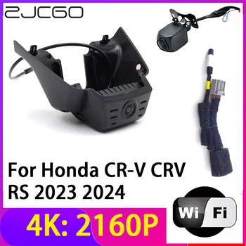 ZJCGO 4 К 2160 P Регистраторы Видеорегистраторы для автомобилей Камера 2 Объектива Регистраторы Wi-Fi Ночное Видение Honda CR-V CRV RS 2023 2024 11