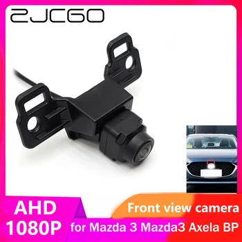 ZJCGO AHD CVBS 1080P 170 ° Парковочная Камера с ЛОГОТИПОМ Автомобиля и Видом Спереди для Mazda 3 Mazda3 Axela BP 2019 2020 2021 2022 2023