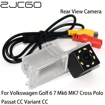 ZJCGO CCD HD Камера заднего Вида Для Volkswagen Golf 6 7 Mk6 MK7 Cross Polo Passat CC Вариант B6 B7