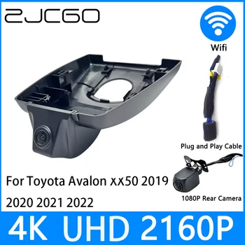 ZJCGO Dash Cam 4K UHD 2160P Автомобильный Видеорегистратор Ночного Видения DVR для Toyota Avalon XX50 2019 2020 2021 2022