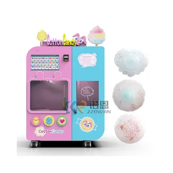 Автоматическая машина для производства хлопковых конфет Оптом с фабрики, коммерческий автомат по продаже сладкой ваты для детей 6