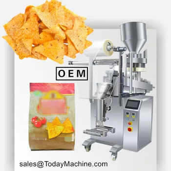 Автоматическая машина для упаковки пищевой бумаги, конфет, риса, специй, чая, многофункциональная машина для упаковки картофельных чипсов 12