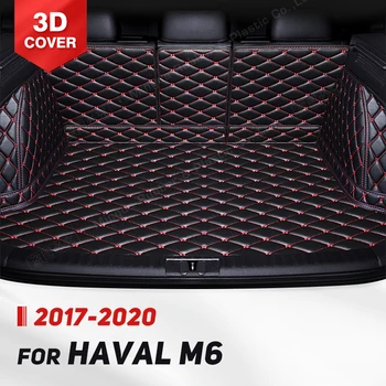 Автоматический Коврик для багажника с полным покрытием для HAVAL M6 2017-2020 19 18, автомобильный коврик для багажника, аксессуары для защиты салона грузового лайнера 9