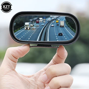 Автомобильное зеркало с регулировкой на 360 градусов, широкоугольные боковые зеркала заднего вида, слепая зона, Защелкивающийся способ парковки, Вспомогательные зеркала заднего вида, поставка