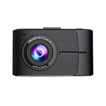Автомобильный регистратор вождения высокой четкости 3-дюймовый 4k + 1080p с двумя объективами, широкоугольная камера ночного видения с двойной записью 16