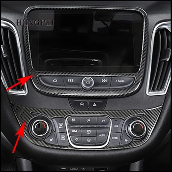 Автомобильный стайлинг для Chevrolet Malibu 2016-2020, внутренняя навигация, центральная панель, управление звуком переменного тока, Украшение, отделка, Аксессуары 14