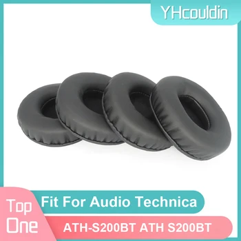 Амбушюры для наушников Audio Technica ATH-S200BT ATH S200BT, вкладыши для наушников, мягкие подушечки из искусственной кожи, амбушюры из пенопласта, черные