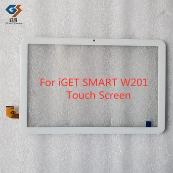 Белый 10,1-дюймовый Новинка Для планшетного ПК iGET SMART W201, емкостный сенсорный экран, дигитайзер, сенсор, внешняя стеклянная панель