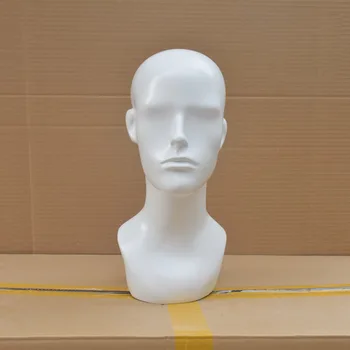 Бесплатная доставка!! Модный бестселлер-мужская бело-черная модель головы мужского манекена на выставке 2