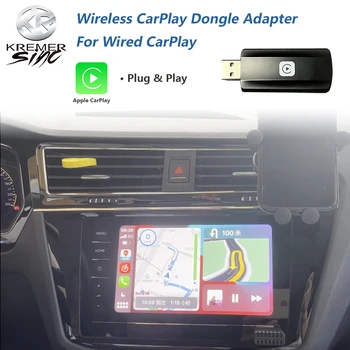 Беспроводной адаптер Apple CarPlay Dongle для OEM-проводного CarPlay, совместимого с модулем Bluetooth Car Wired To Wireless Carplay 10