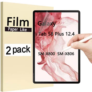 Бумажная пленка Для Samsung Galaxy Tab S8 Plus 12,4 2022 SM-X800 SM-X806 X800 X806 Матовая ПЭТ-Защитная пленка для планшета 12