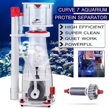 Внутренний белковый Скиммерный насос для аквариума Bubble Magus Curve5 220 В, Фильтр для аквариума с морской водой 300-500 Л 9