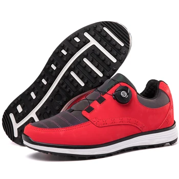 Водонепроницаемая обувь для гольфа, мужские легкие кроссовки для гольфа большого размера 39-46, мужская нескользящая дышащая спортивная обувь для тренировок